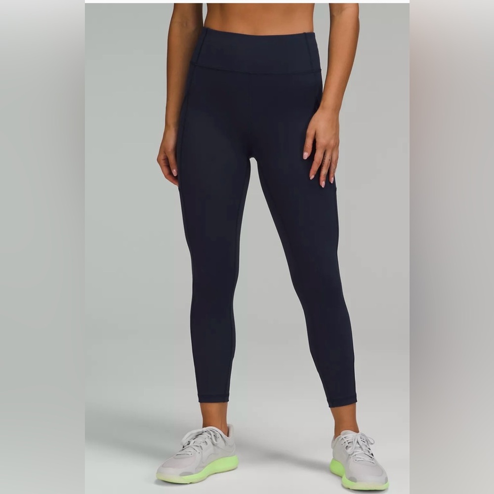 Lululemon Navy Invigorate Leggings 25”